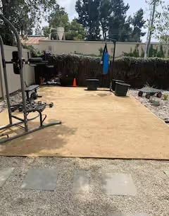 Additional patio area
