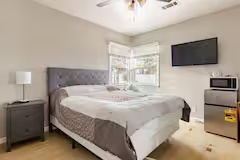 Primary furnished bedroom
